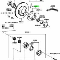 Деталь toyota 4350260070