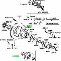 Деталь toyota 4350260080