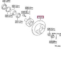 Деталь toyota 4351216080