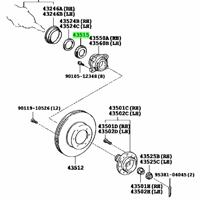 Деталь toyota 4351526030