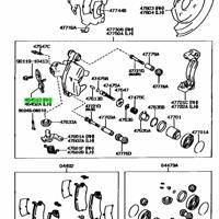 Деталь toyota 4645112030