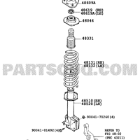 Деталь toyota 4813187401