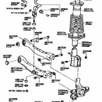 Деталь toyota 4834112091