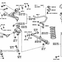 Деталь toyota 4834124071