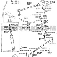 Деталь toyota 4850029385