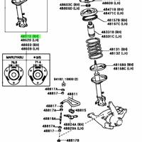 Деталь toyota 4851019445