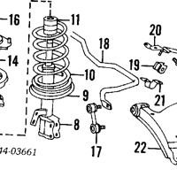 Деталь toyota 4851020680