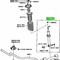 Деталь toyota 4851029135