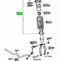 Деталь toyota 4851029165