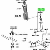 Деталь toyota 4851029305