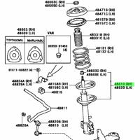 Деталь toyota 4851029406