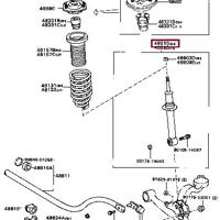 Деталь toyota 4851080155