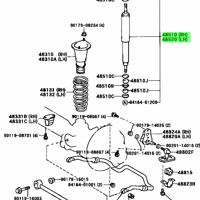 Деталь toyota 4851169335