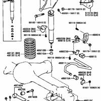 Деталь toyota 4851169336