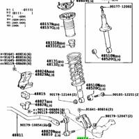 Деталь toyota 4851430030