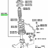 Деталь toyota 4852029105