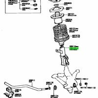 Деталь toyota 4852032091