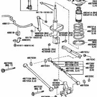 Деталь toyota 4853029725