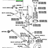 Деталь toyota 4853049315