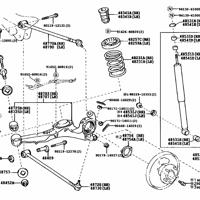 Деталь toyota 4853149075