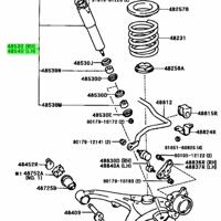 Деталь toyota 4853180635