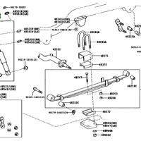 Деталь toyota 4854029205