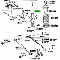 Деталь toyota 4854032230