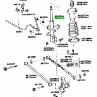 Деталь toyota 4854033070