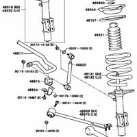 Деталь toyota 4860917040