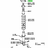 Деталь toyota 4860997201