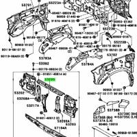 Деталь toyota 5321660020