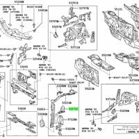 Деталь toyota 5327258010