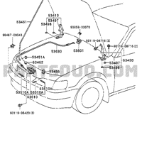 Деталь toyota 5341012290