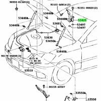 Деталь toyota 5342030170