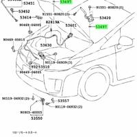 Деталь toyota 5349742010