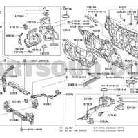 Деталь toyota 5370502030