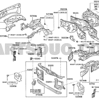 Деталь toyota 5372060174