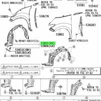 Деталь toyota 5380528041