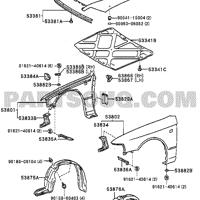 Деталь toyota 5383232050