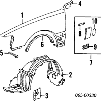 Деталь toyota 5387530050