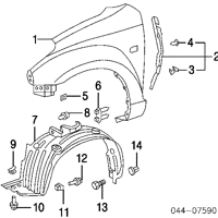 Деталь toyota 5387542050