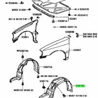 Деталь toyota 5387610040