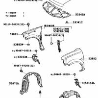 Деталь toyota 5387652041