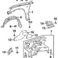 Деталь toyota 5387835020