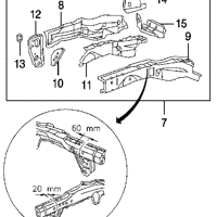 Деталь toyota 5726642011