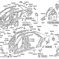 Деталь toyota 5838553010