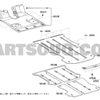 Деталь toyota 5851858130