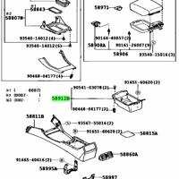 Деталь toyota 5891230190