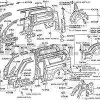 Деталь toyota 6103660030