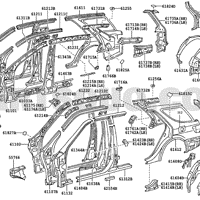 Деталь toyota 6107232030